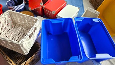 Krabice, ulozne boxy, kosiky - mix, 