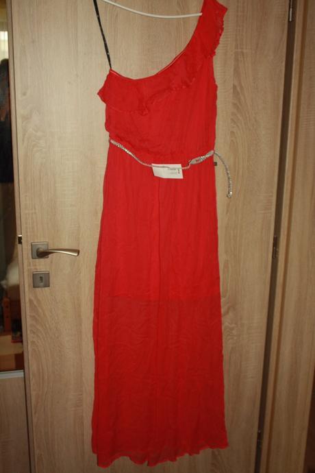 Spolocenske maxi saty ruzove, s