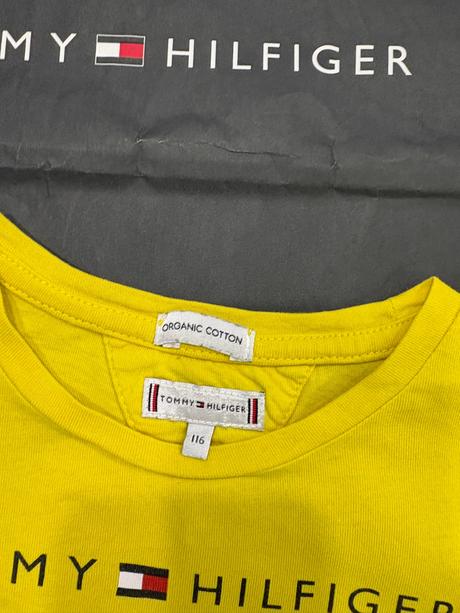 Tommy hilfiger tričko s dlhym rukávom č.116, tommy hilfiger,116