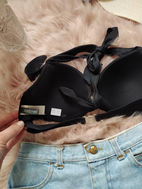 Čierny dámsky vrch plaviek, m