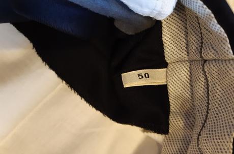 Oblekové pánske nohavice šité, 50