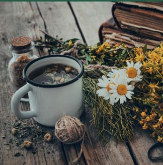 Ženský čaj "afrodita" miešaný z 15 bylín, 