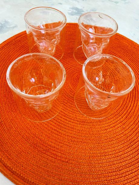 Sada nerozbitných pohárov/lebky 4 ks, 