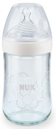 Nuk kojenecká fľaša sklenená natur sense silikón 2, nuk