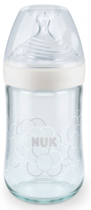 Nuk kojenecká fľaša sklenená natur sense silikón 2, nuk