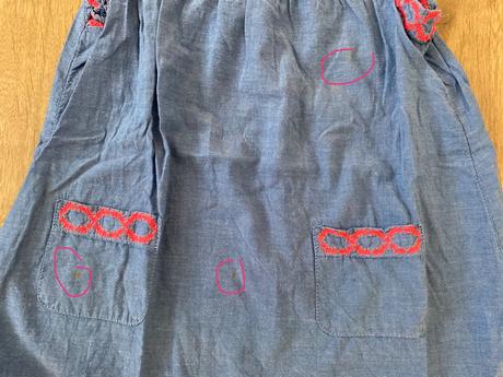 Riflové šaty h&m 92 + grátis, h&m,92