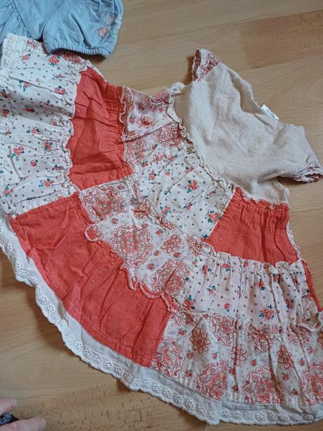 2x letné šatičky v.62 / 1-3mesiace, f&f,62