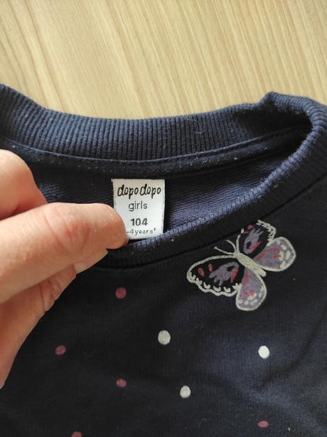 Mikina s motýlikmi 104, dopodopo,104