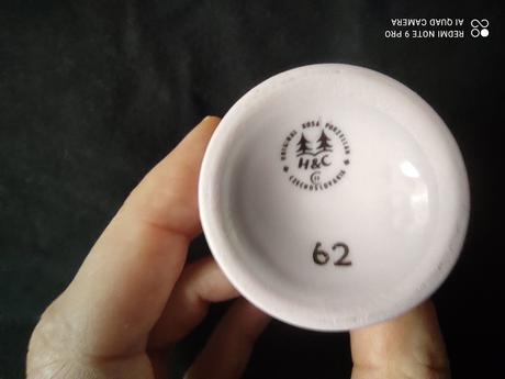 Ružový porcelán - h&c chodov československo,