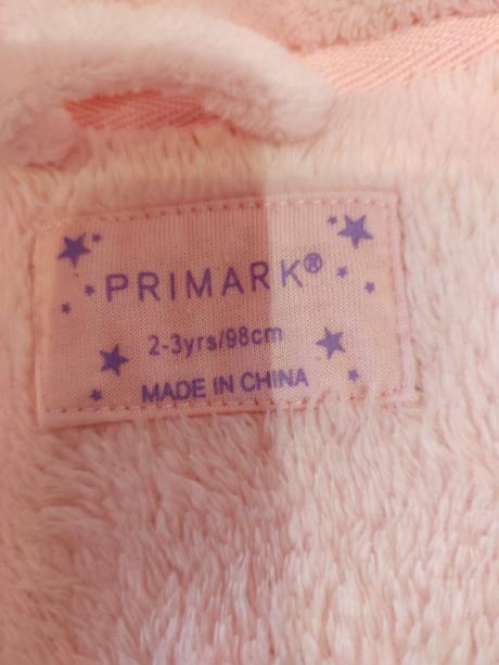 Dievčenský župan, primark,98