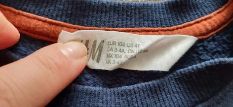 Mikina h&m (arctic mammals), veľ. 98-104, h&m,98