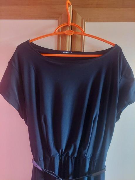 Čierne elegantné šaty, xl