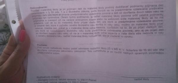 Čo robiť pri neprijatí dieťaťa do škôlky?