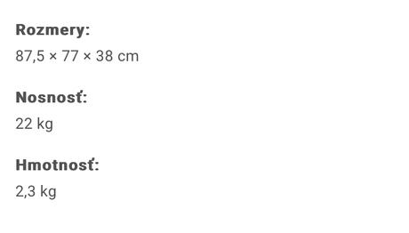 Fillikid turistický nosič, fillikid