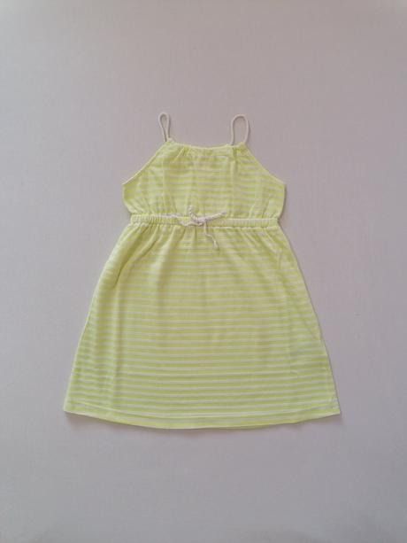 Bavlnene pasikave šaty, h&m,98