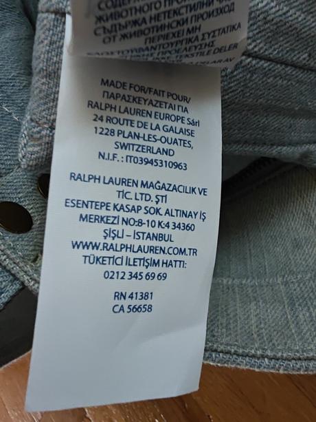 Ralph lauren bear originál jeans bag, ralph lauren