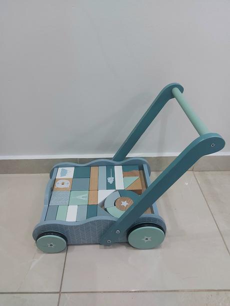 Little dutch vozík s kockami,