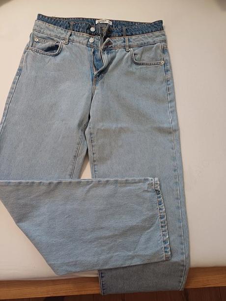 Parádne rifle pull and bear, č.l, pull&bear,l