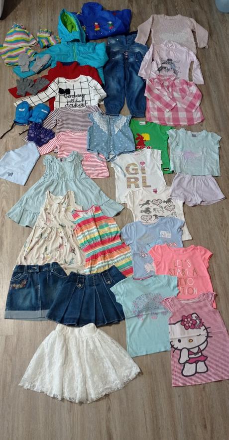 Predám oblečenie pre dievčatko veľkosť 98, 86–98