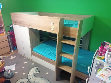 Poschodová posteľ, šírka (cm): 90