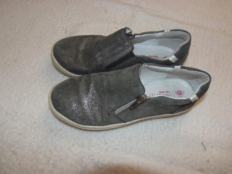 Topánky kožené, lasocki,34