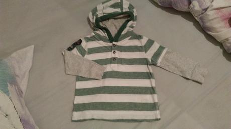 Tričko s dlhým rukávom a kapucňou, f&f,98