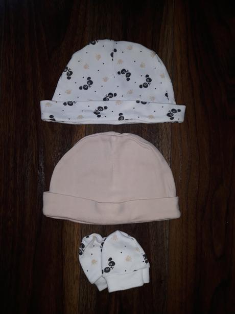 Set - čiapky + rukavice, v. 68, f&f,68