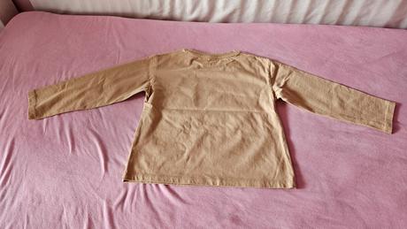 Tričko dlhý rukáv kone veľ 122/128, h&m,122