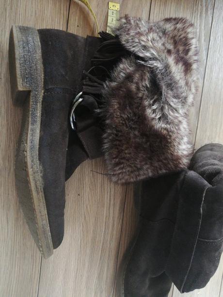 Tmavohnedé čižmy, 38