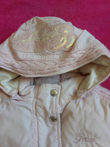 Milučká zimná bunda pre dievčatko, 68