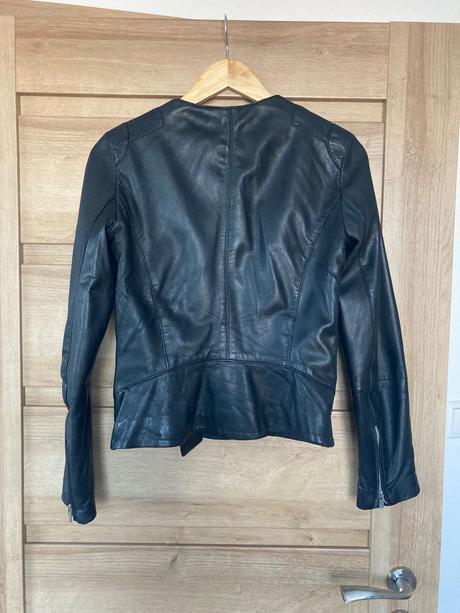 Kožená bunda s, mango,s