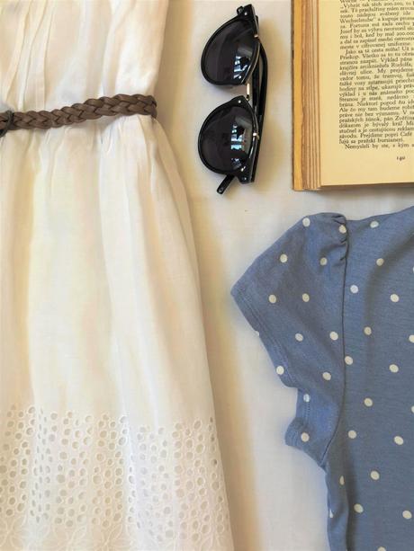 Bodkovaný top so zaväzovaním, xs