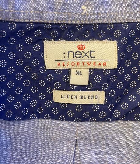 Next - košeľa / linen blend, next,xl