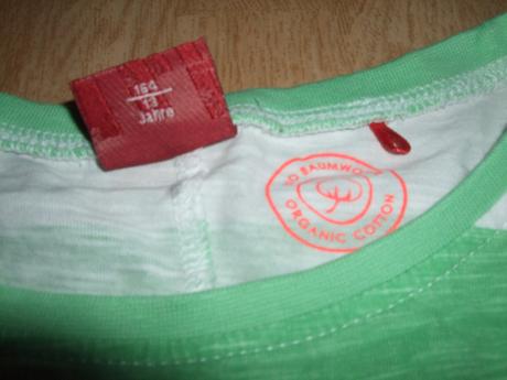 Pruhované tričko s raglán. rukávmi manguun teens, 164