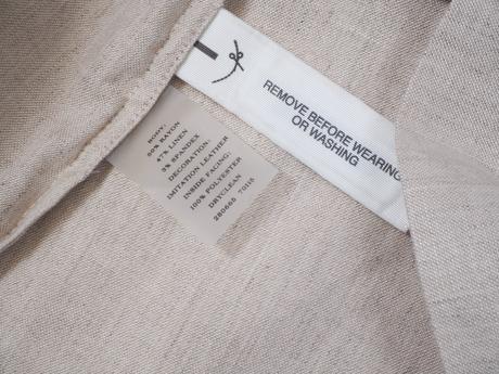 Kvalitný ľanový top ann taylor, 36