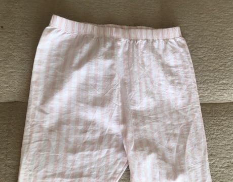 Bielo - ružové pásikavé bavlnené pyžamo, f&f, 98, f&f,98