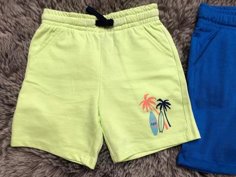 Neónové tenké šortky pepco 110, pepco,110