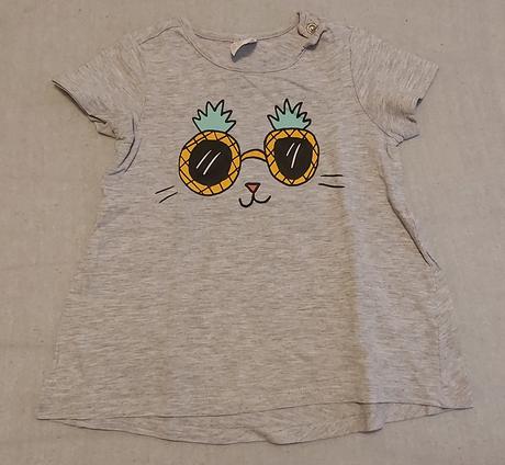 Tričko "mačka" h&m 74, h&m,86