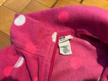 Flísová mikina, h&m,122