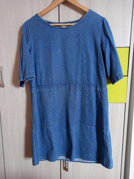 Rifľové dámske šaty, f&f,40