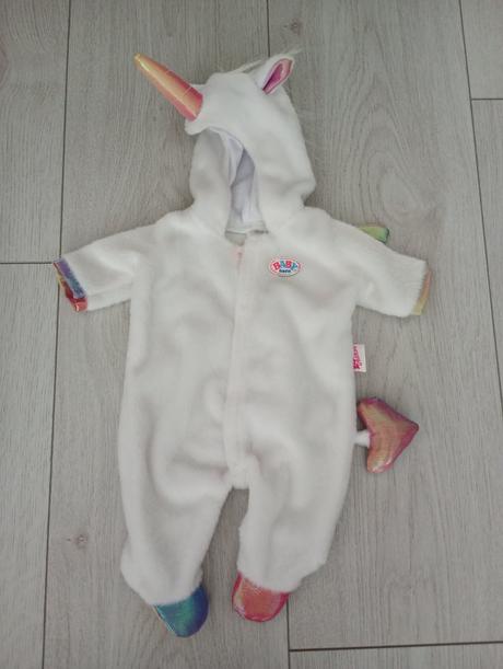 Kostým jednorožec pre baby born, 