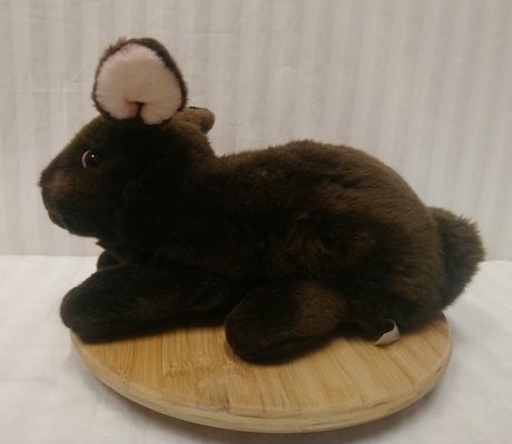 Plyšový hnedý zajac dutch bunny, suki, 40 cm,