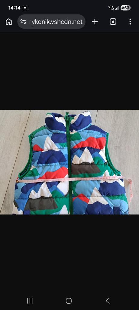 Obojstranná vesta, mini boden,128