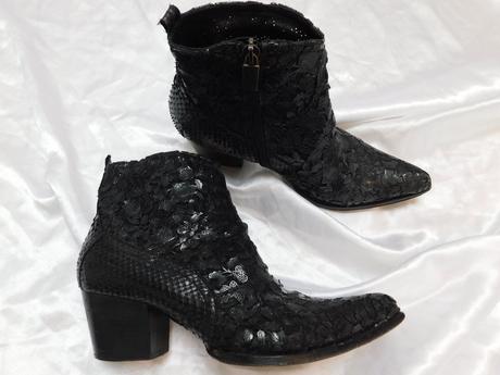 Luxusne damske glamurne kozačky, 36