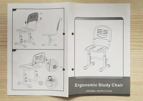 Ergonomická rastúca stolička, 