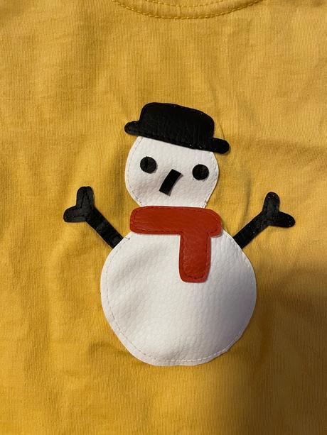 Piskacie tricko snehuliak 122, 122