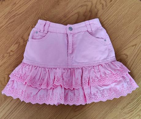 Riflová suknička h&m, h&m,128