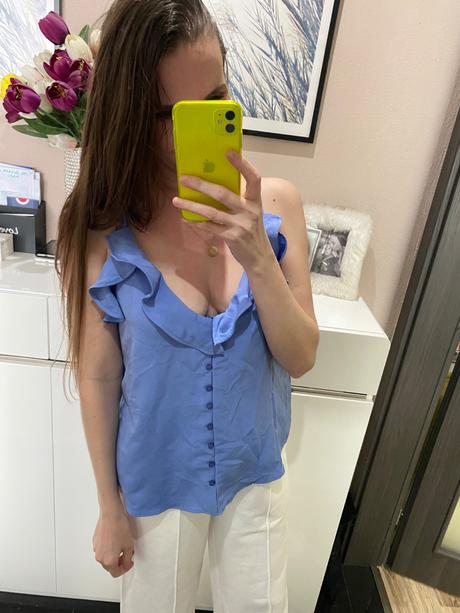 Mango top s volanmi, mango,s