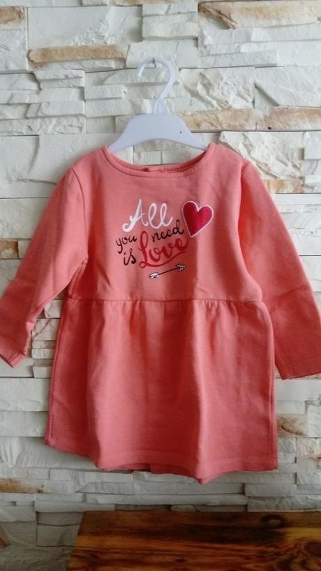 Dievčenská bavlnené šaty veľ. 86/92, lupilu,86