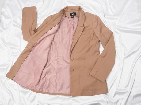 Kvalitné svetlohnedé sako h&m, h&m,42